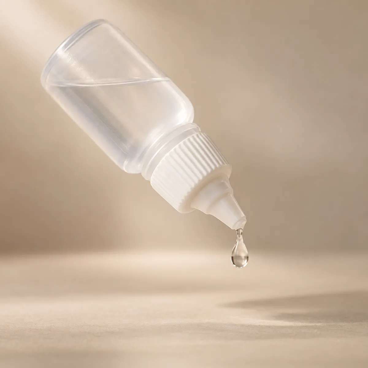 A bottle of eye drops
